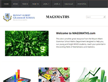 Tablet Screenshot of magsmaths.com